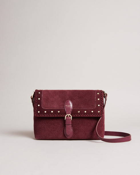 <P>Suede Studded Cross Body</P>